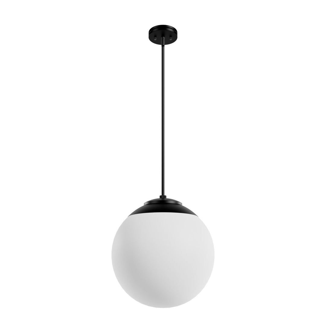 Hepburn Three Light Pendant in Matte Black