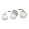 Hepburn Three Light Vanity in Brushed Nickel