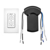 Hiro ControlWifi 52In Metro Wet Fan Control in White