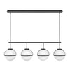 Hollis LED Linear Chandelier in Black