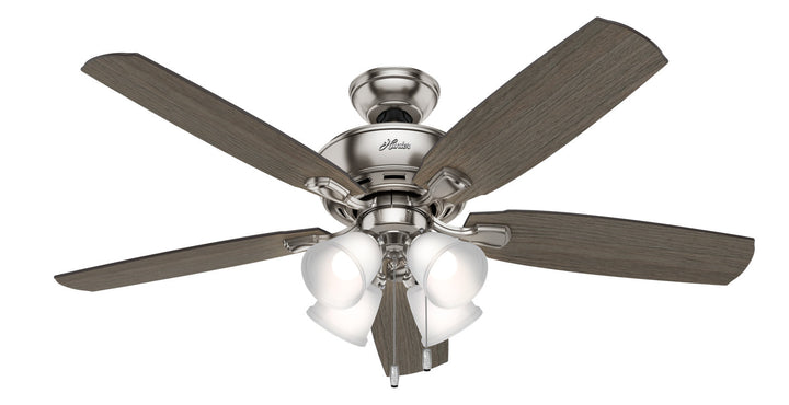 Hunter Fan Amberlin 52" Pull Chain Ceiling Fan with 28W LED Light Kit