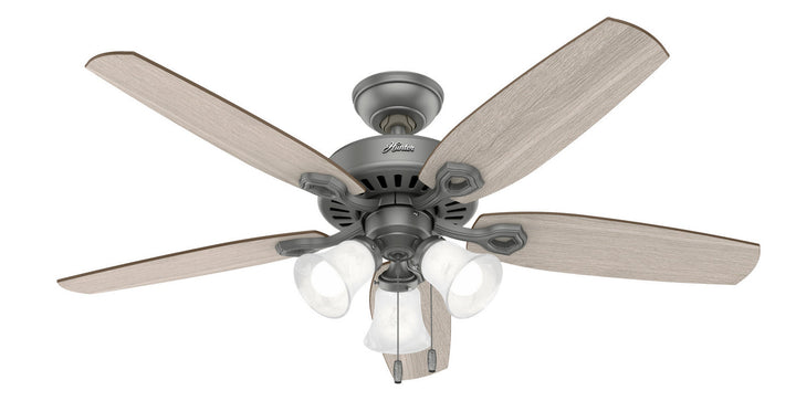 Hunter Fan Builder Plus 52" Pull Chain Ceiling Fan with 21W LED