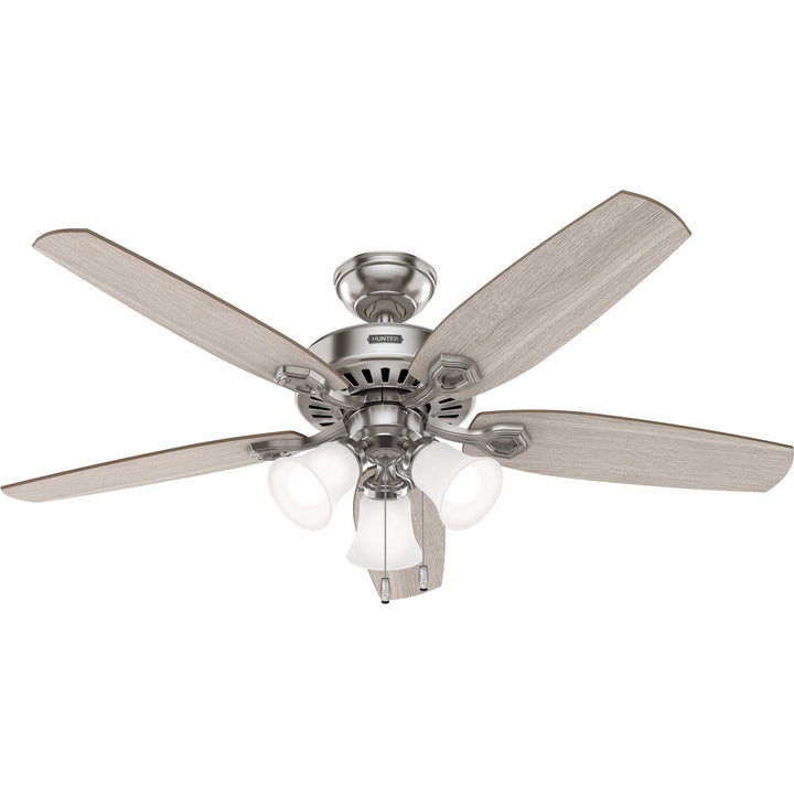 Hunter Fan Builder Plus 52" Pull Chain DC Ceiling Fan with 21W LED