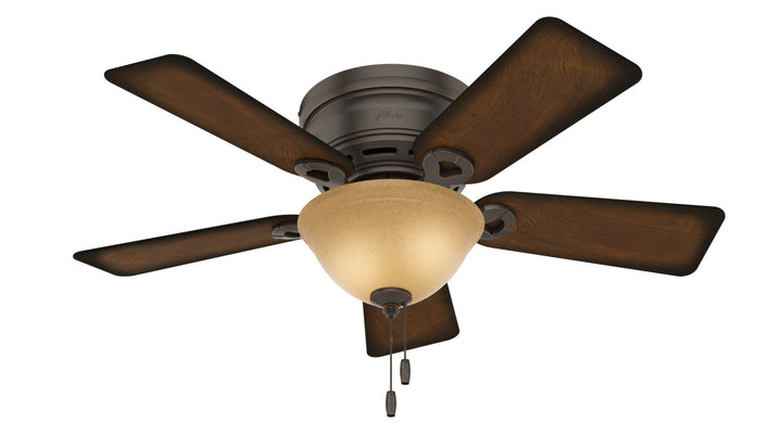 Hunter Fan Conroy 42" Flushmount Pull Chain Ceiling Fan with 18W LED