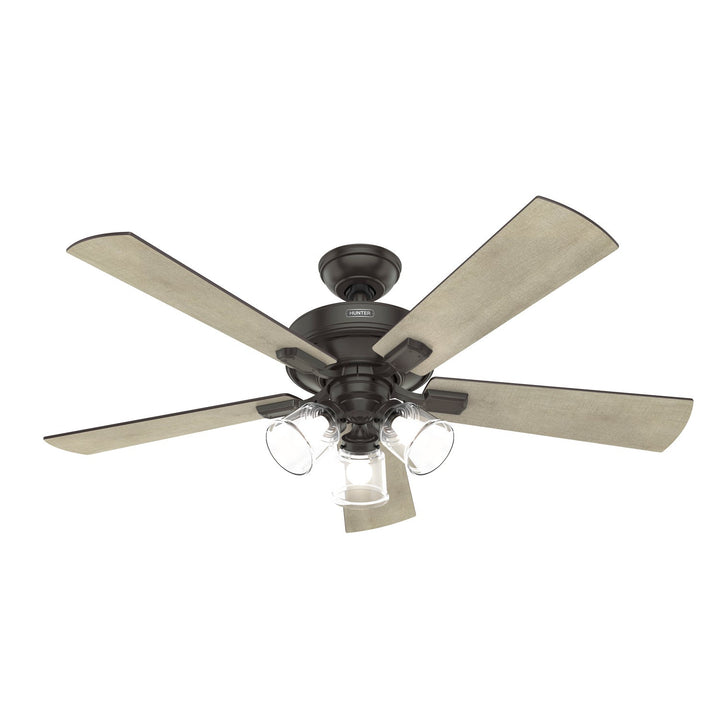 Hunter Fan Crestfield 52" Ceiling Fan with 21W LED and Remote