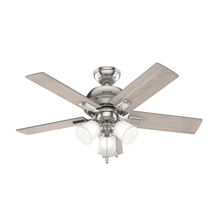 Hunter Fan Crystal Peak 44" Pull Chain Ceiling Fan with 21W LED