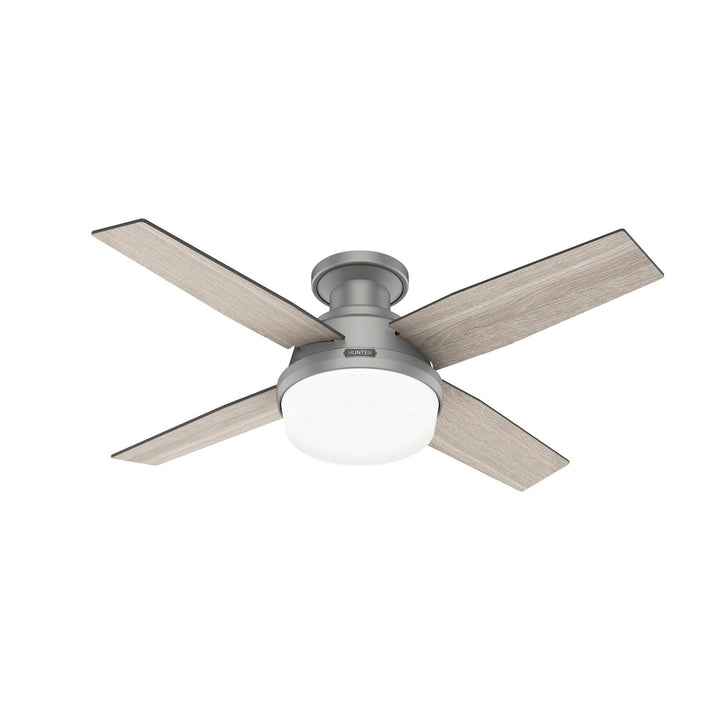 Hunter Fan Dempsey 44" Flushmount Ceiling Fan with 19W LED and Remote