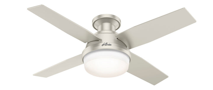 Hunter Fan Dempsey Indoor/Outdoor 44" Flushmount Ceiling Fan with 18W LED and Remote