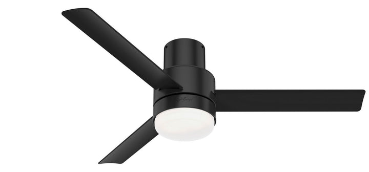 Hunter Fan Gilmour 52" Indoor/Outdoor Flushmount Ceiling Fan with 19W LED and Remote