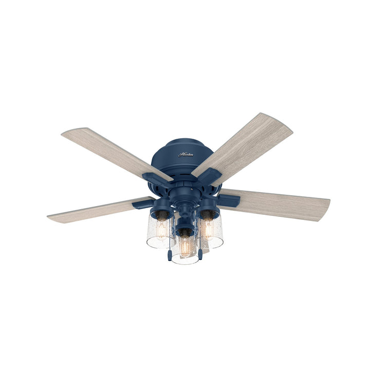 Hunter Fan Hartland Flushmount Pull Chain Ceiling Fan with 10W LED