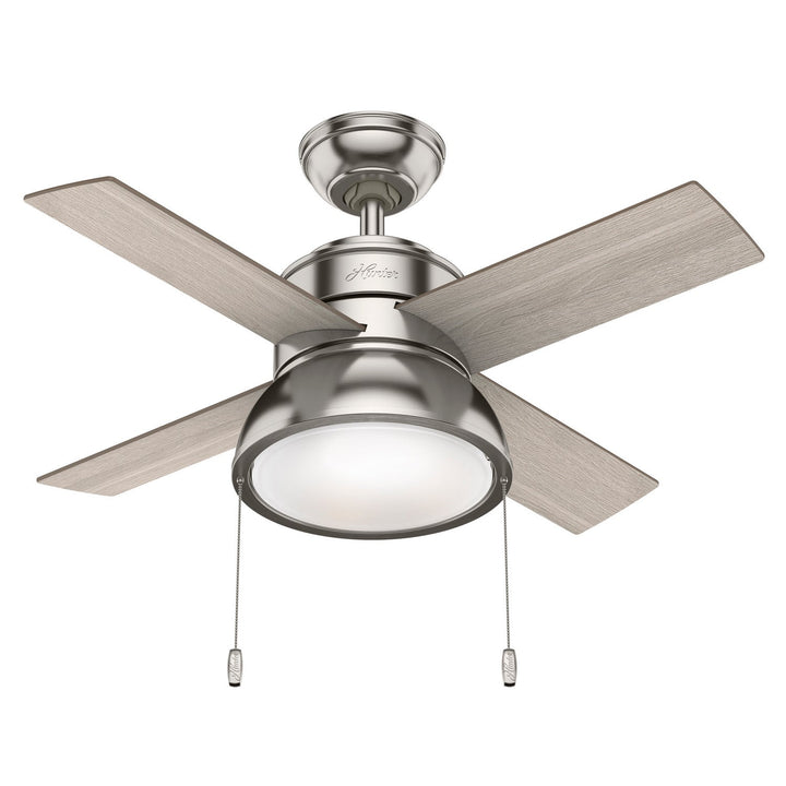 Hunter Fan Loki Pull Chain Ceiling Fan with 18W LED