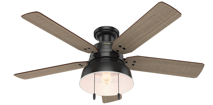 Hunter Fan Mill Valley 52" Indoor/Outdoor Flushmount Pull Chain Ceiling Fan with 5W LED