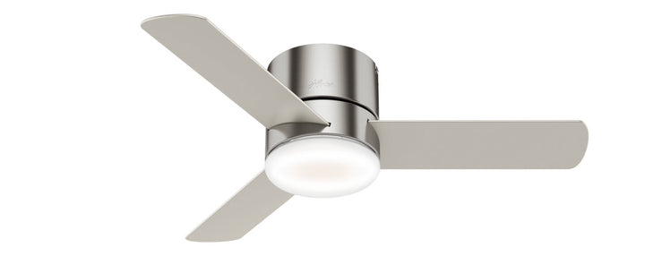 Hunter Fan Minimus Indoor Flushmount Ceiling Fan with 16WLED and Remote