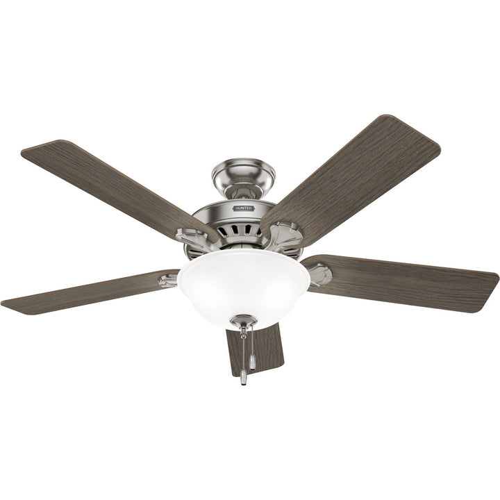 Hunter Fan Pro's Best 52" Indoor DC Pull Chain Ceiling Fan with 18W LED