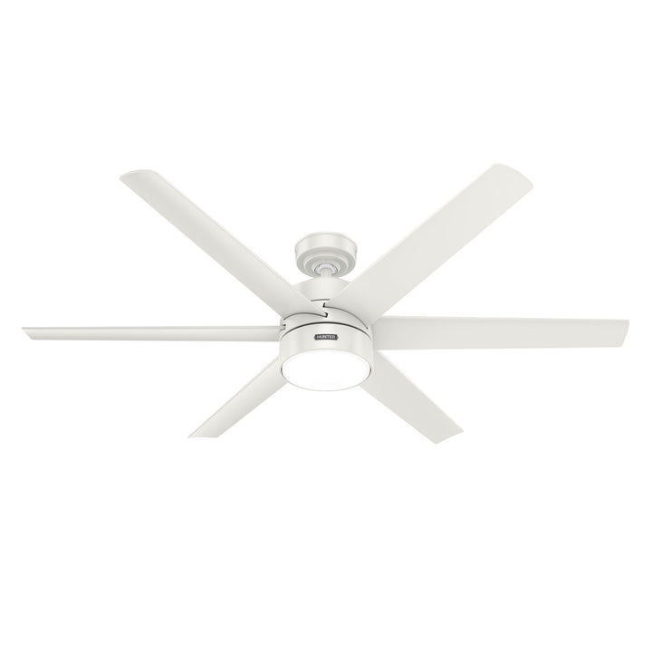 Hunter Fan Solaria Outdoor DC Ceiling Fan with LED and Wall Control