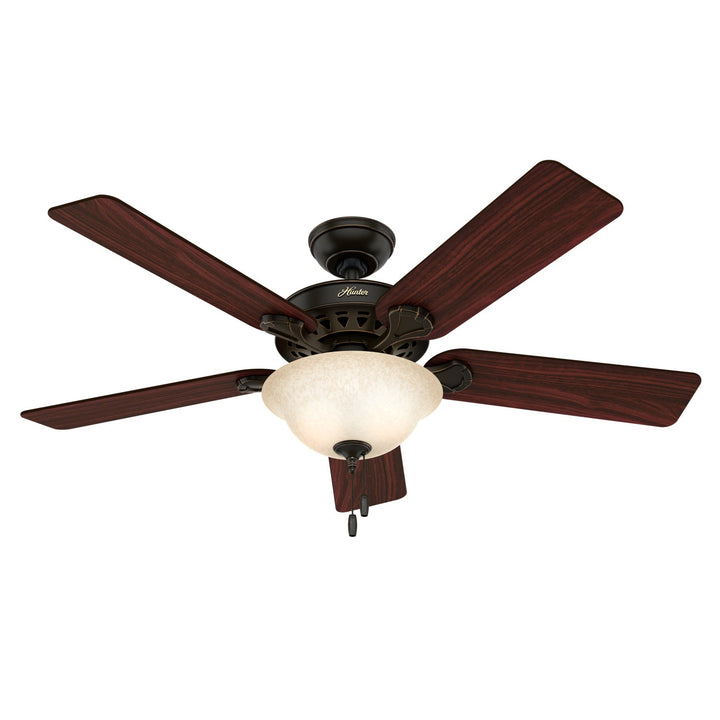 Hunter Fan Waldon 52" Indoor Pull Chain Ceiling Fan with 18W LED