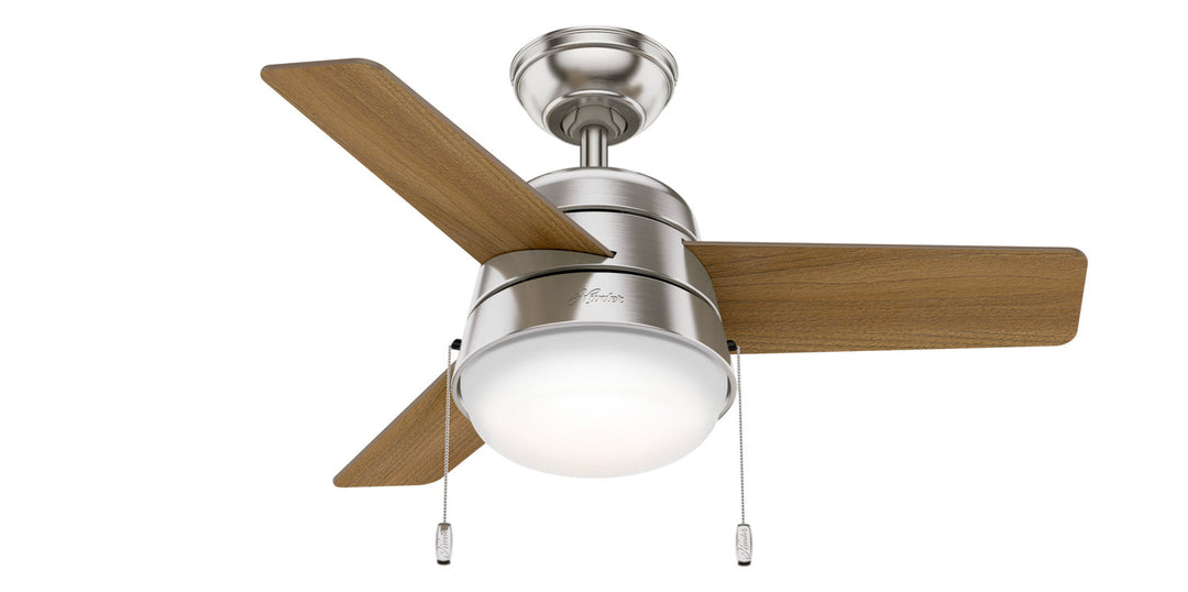 Hunter Fans Aker Pull Chain Ceiling Fan with 18W LED