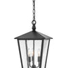 Huntersfield LED Hanging Lantern in Black