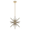 Jupiter Star 12 Light Pendant in Alturas Gold