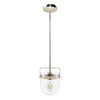 Karloff One Light Pendant in Brushed Nickel