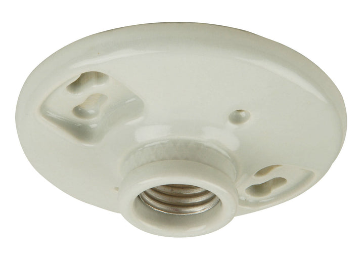 Keyless Fixtures and Access. One Light Socket Lamp Holder in Porcelain