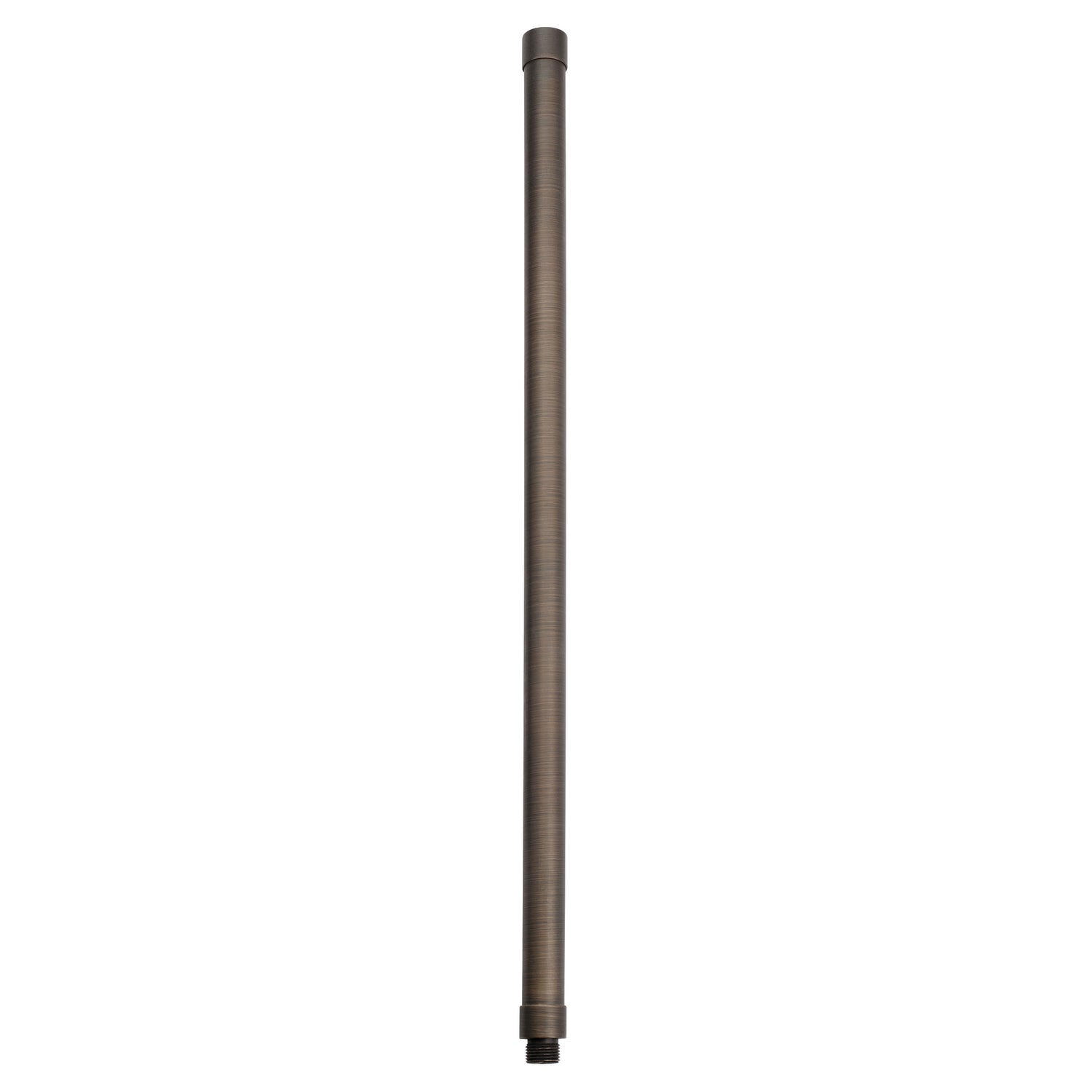 24 Inch Steel Riser Kichler 24 inch Male Female Riser in Centennial Brass | Fan Diego