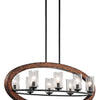 Kichler Eight Light Linear Chandelier