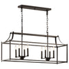 Kichler Eight Light Linear Chandelier
