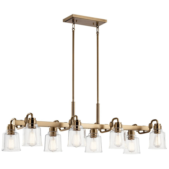 Kichler Eight Light Linear Chandelier