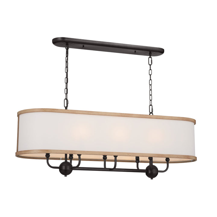 Kichler Eight Light Linear Chandelier