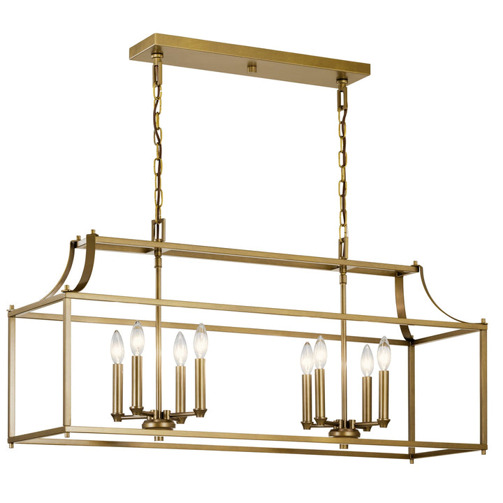 Kichler Eight Light Linear Chandelier