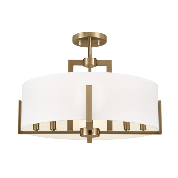 Kichler Eight Light Semi Flush Mount