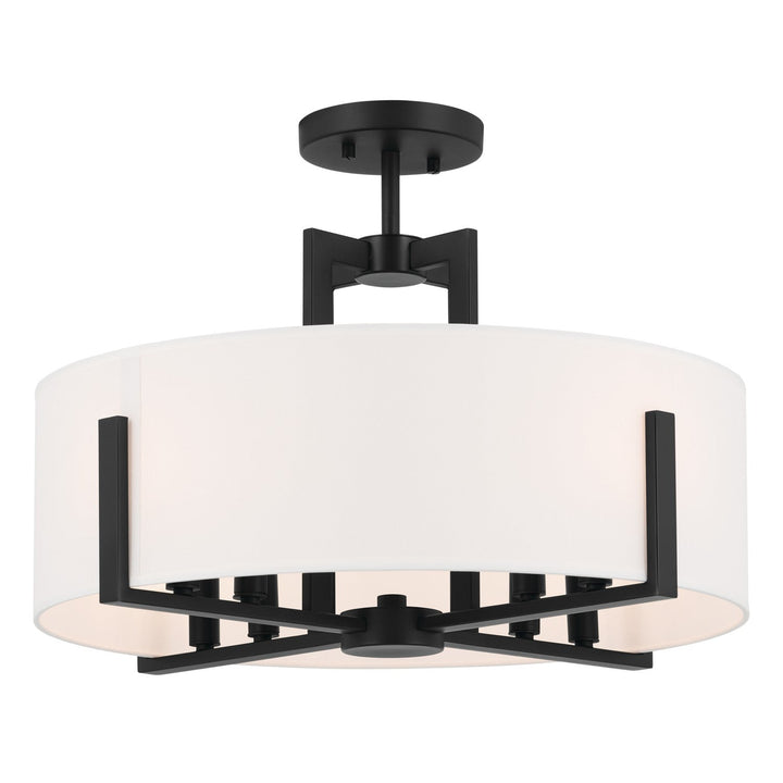 Kichler Eight Light Semi Flush Mount