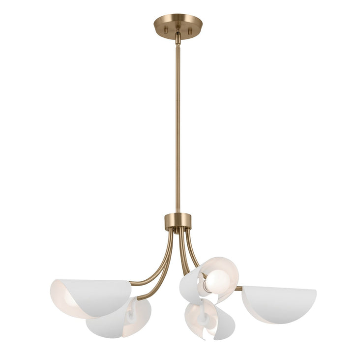 Kichler Five Light Chandelier/Semi Flush