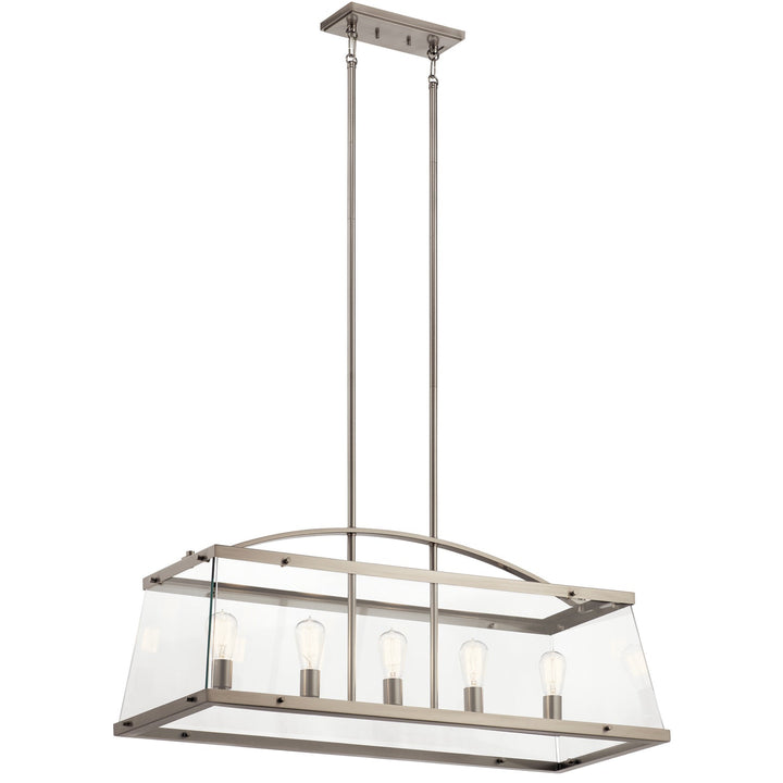 Kichler Five Light Linear Chandelier