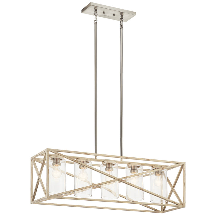 Kichler Five Light Linear Chandelier