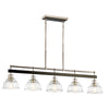 Kichler Five Light Linear Chandelier
