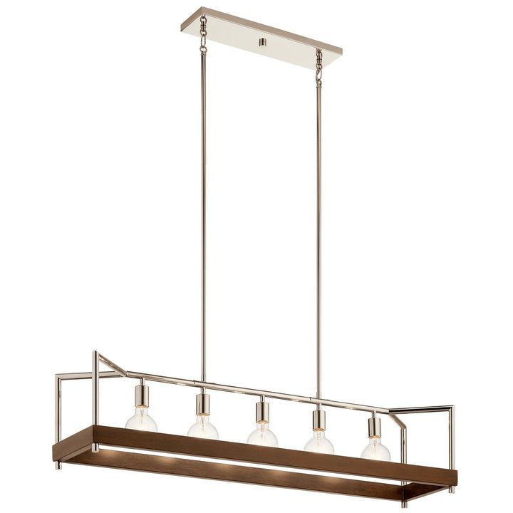 Kichler Five Light Linear Chandelier