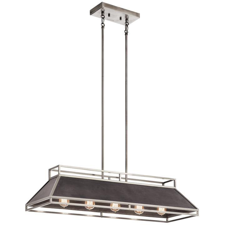 Kichler Five Light Linear Chandelier