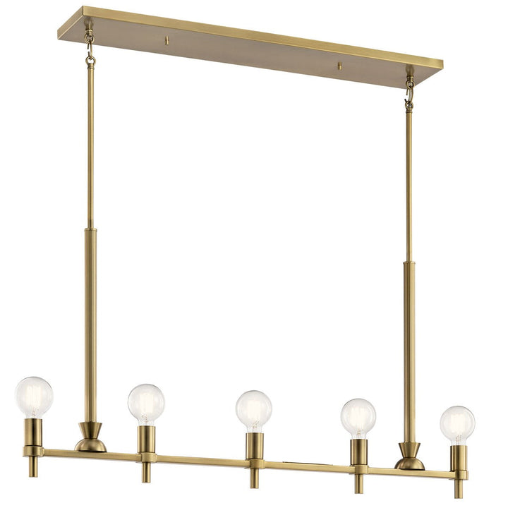 Kichler Five Light Linear Chandelier