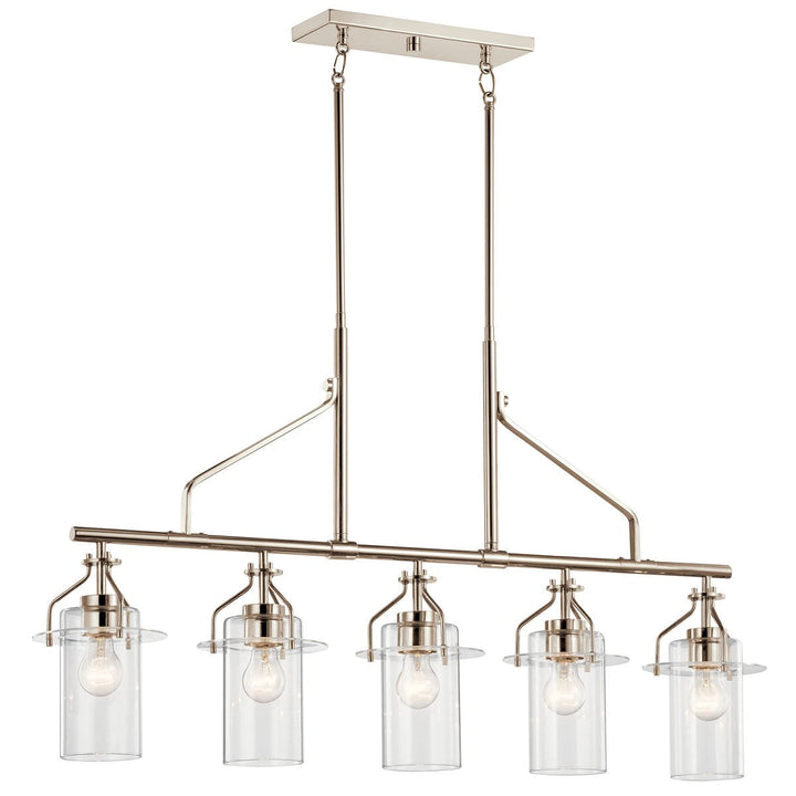 Kichler Five Light Linear Chandelier