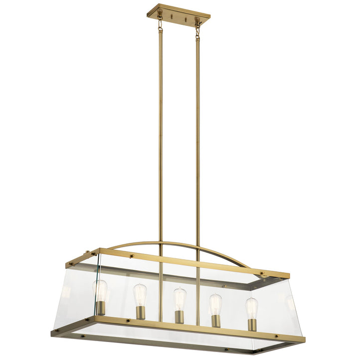 Kichler Five Light Linear Chandelier