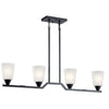 Kichler Four Light Linear Chandelier