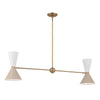 Kichler Four Light Linear Chandelier