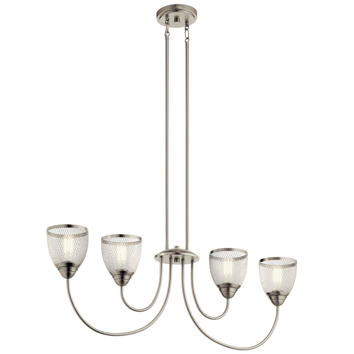 Kichler Four Light Linear Chandelier