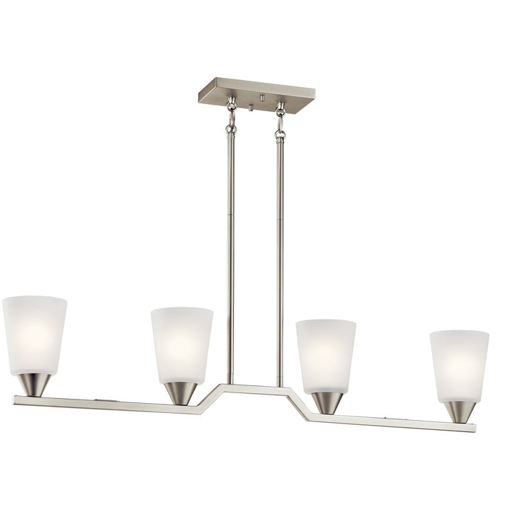 Kichler Four Light Linear Chandelier