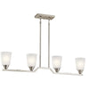 Kichler Four Light Linear Chandelier