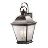 Kichler Four Light Outdoor Wall Mount