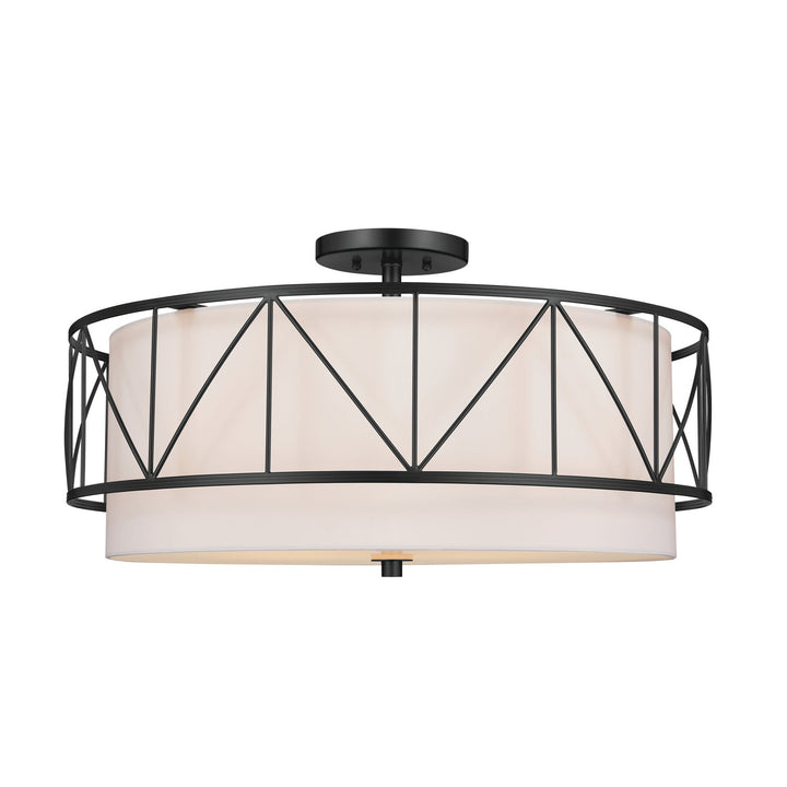 Kichler Four Light Semi Flush Mount