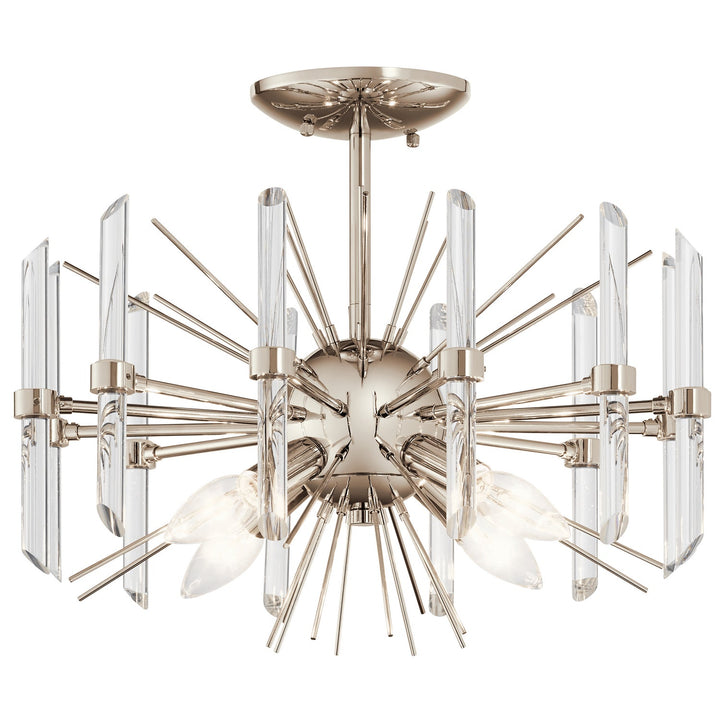 Kichler Four Light Semi Flush Mount